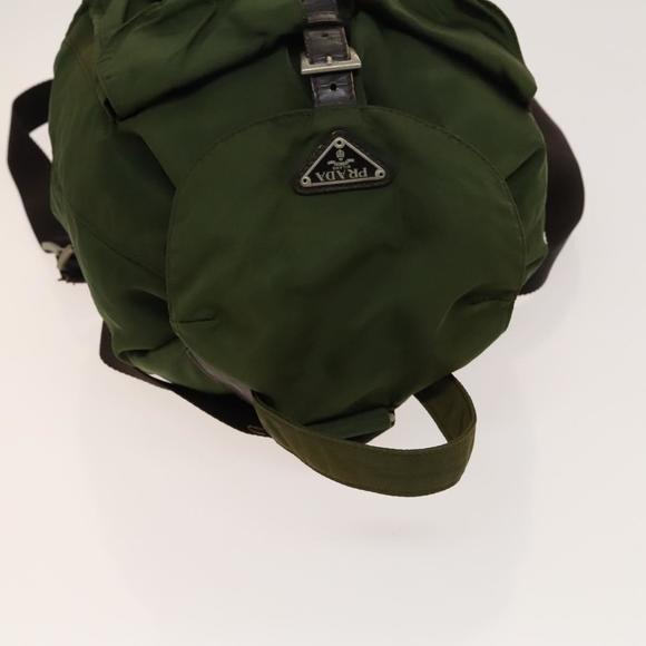 PRADA Backpack Nylon Khaki Auth th6262 main image 12
